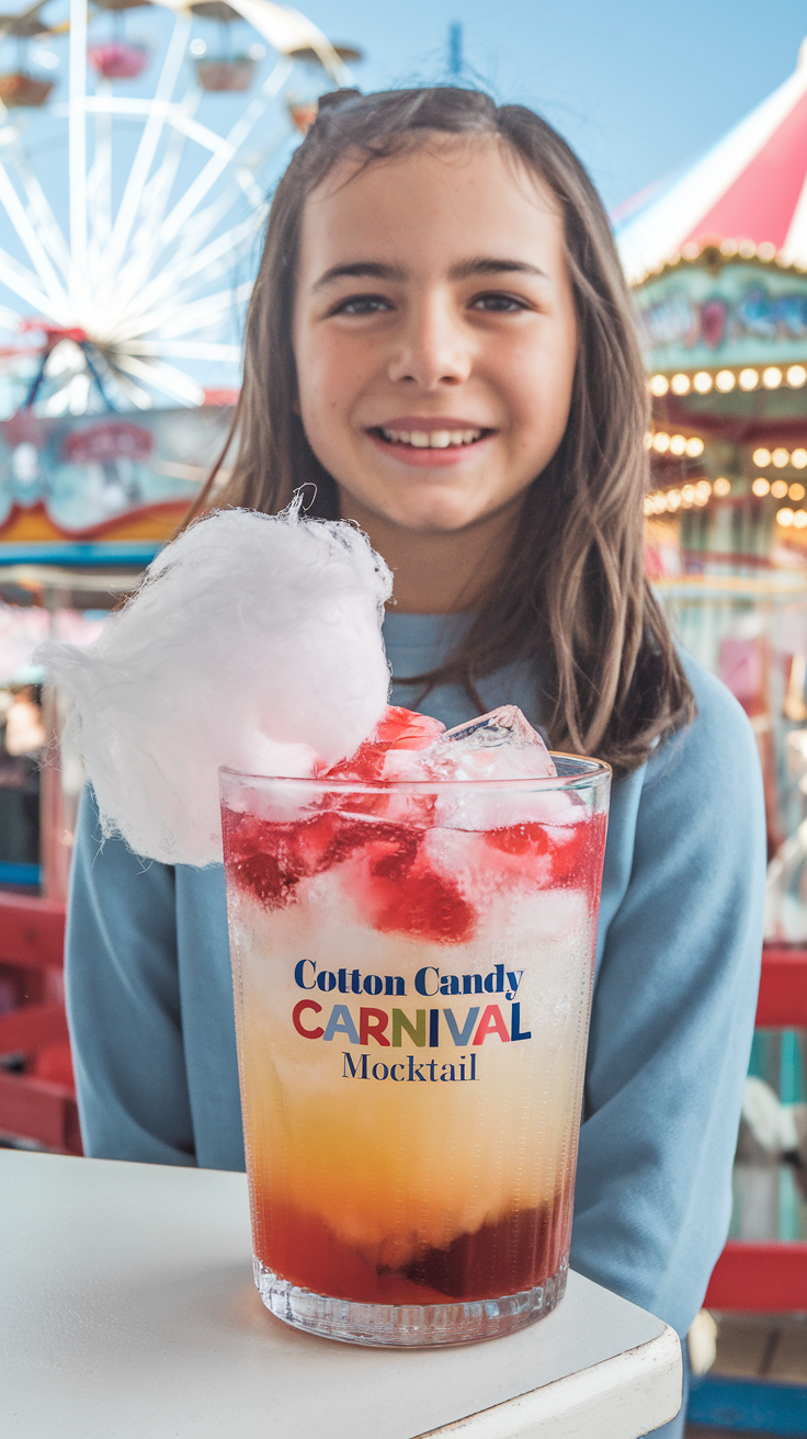 Cotton Candy Carnival Mocktail 