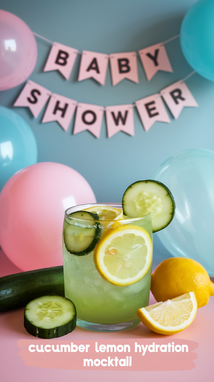 Cucumber Lemon Hydration Mocktail