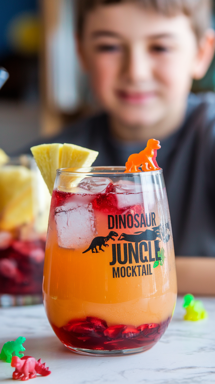 Dinosaur Jungle Juice Mocktail