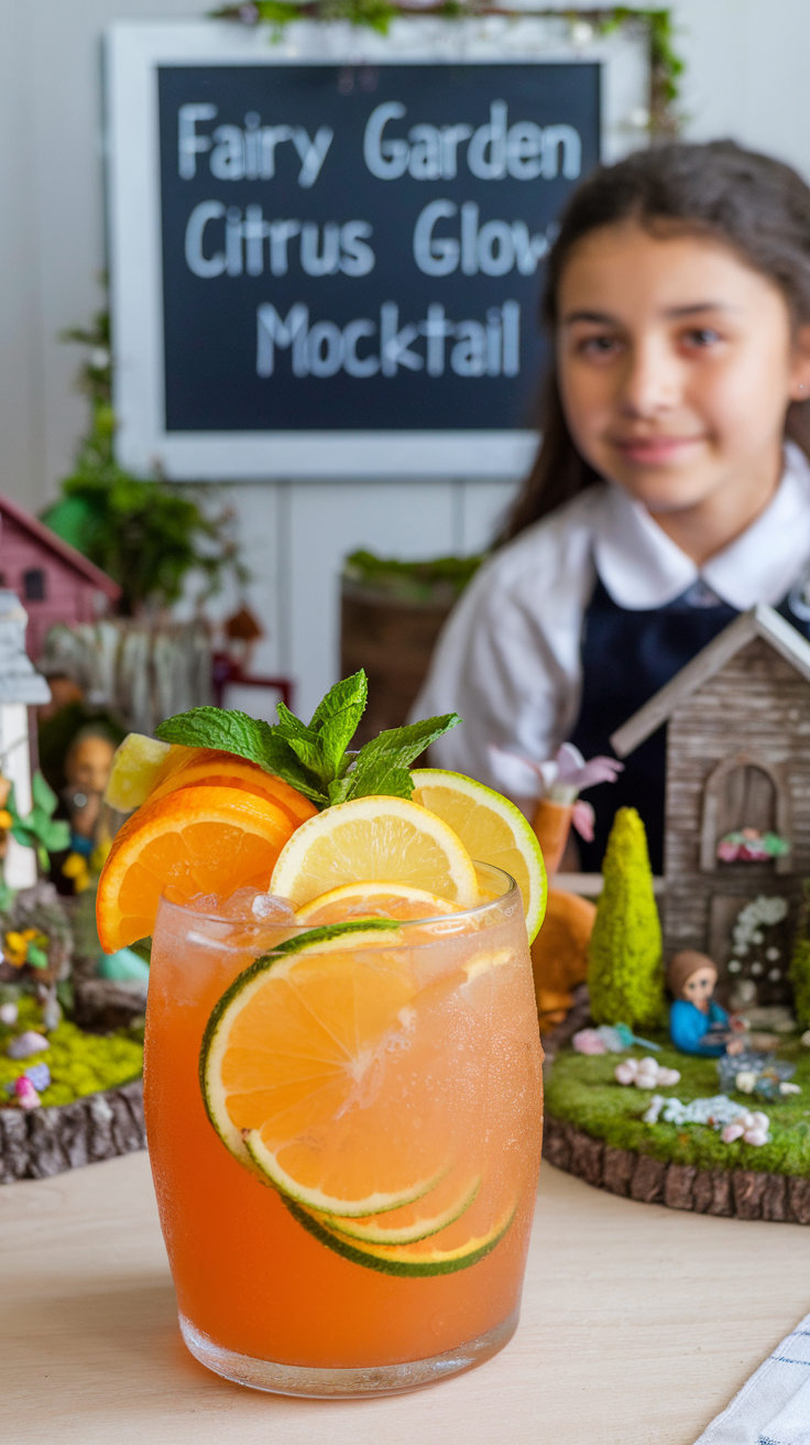 Fairy Garden Citrus Glow Mocktail 