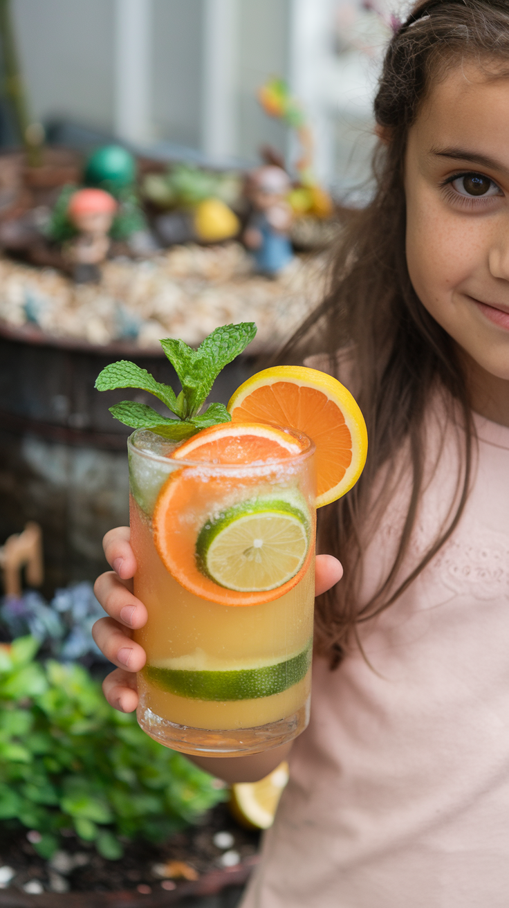 Fairy Garden Citrus Glow Mocktail 