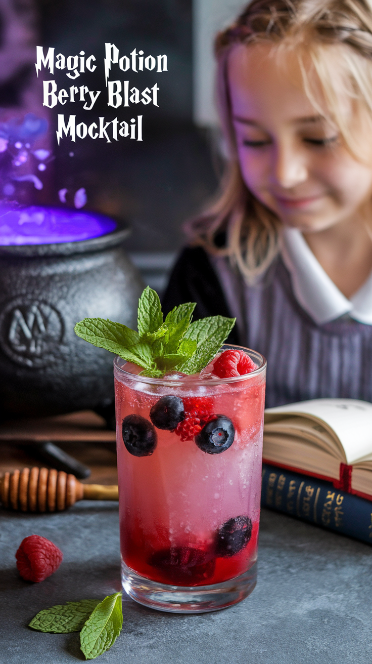 Magic Potion Berry Blast Mocktail