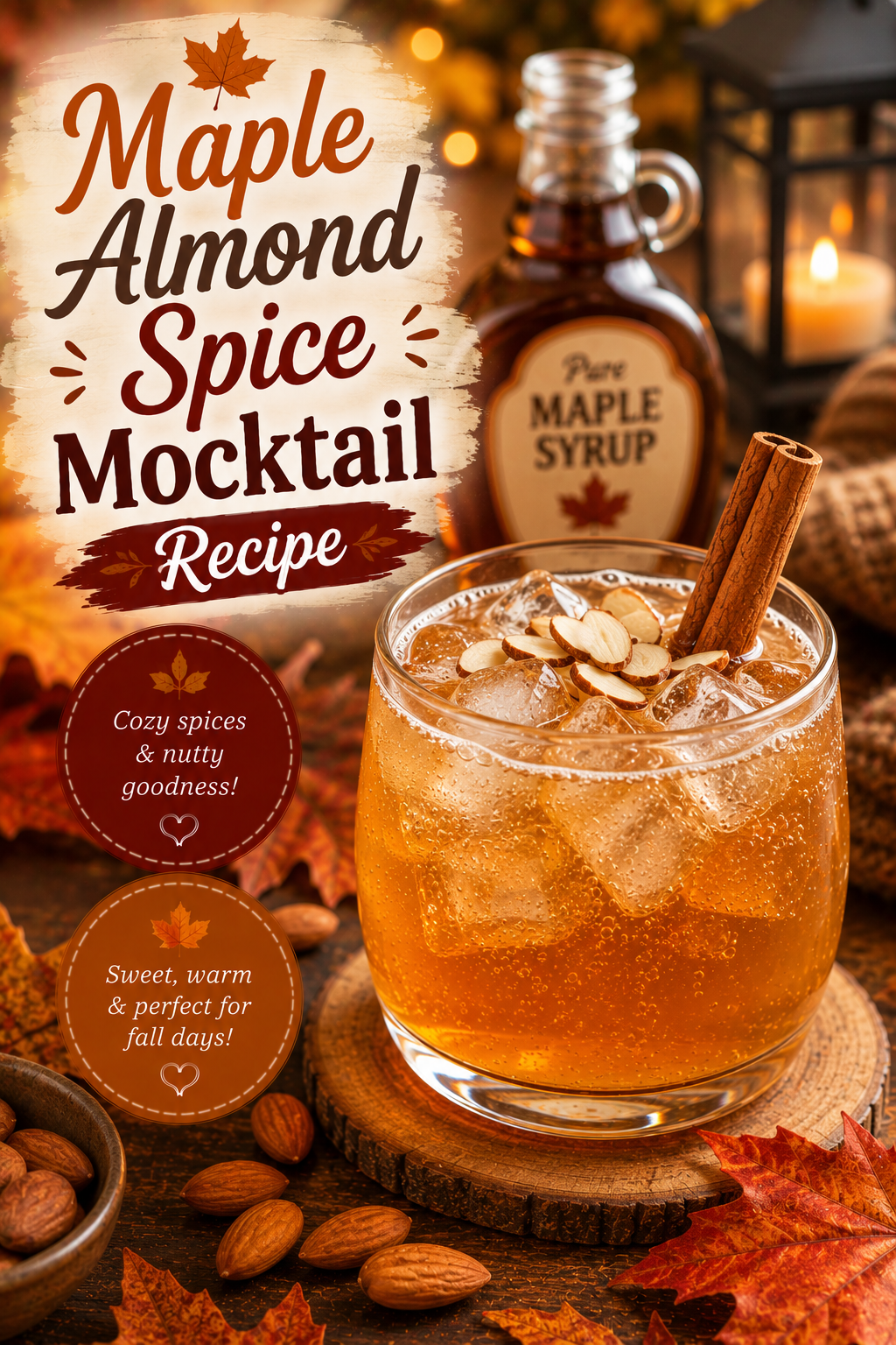 Maple Almond Spice Mocktail