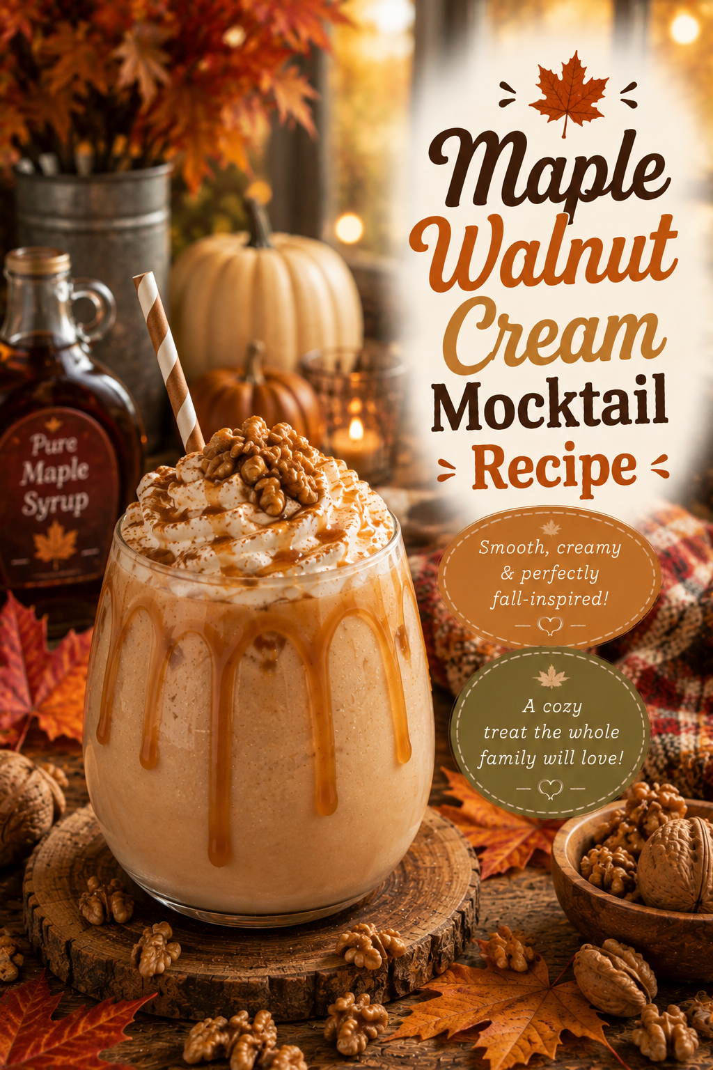 Maple Walnut Cream Mocktail