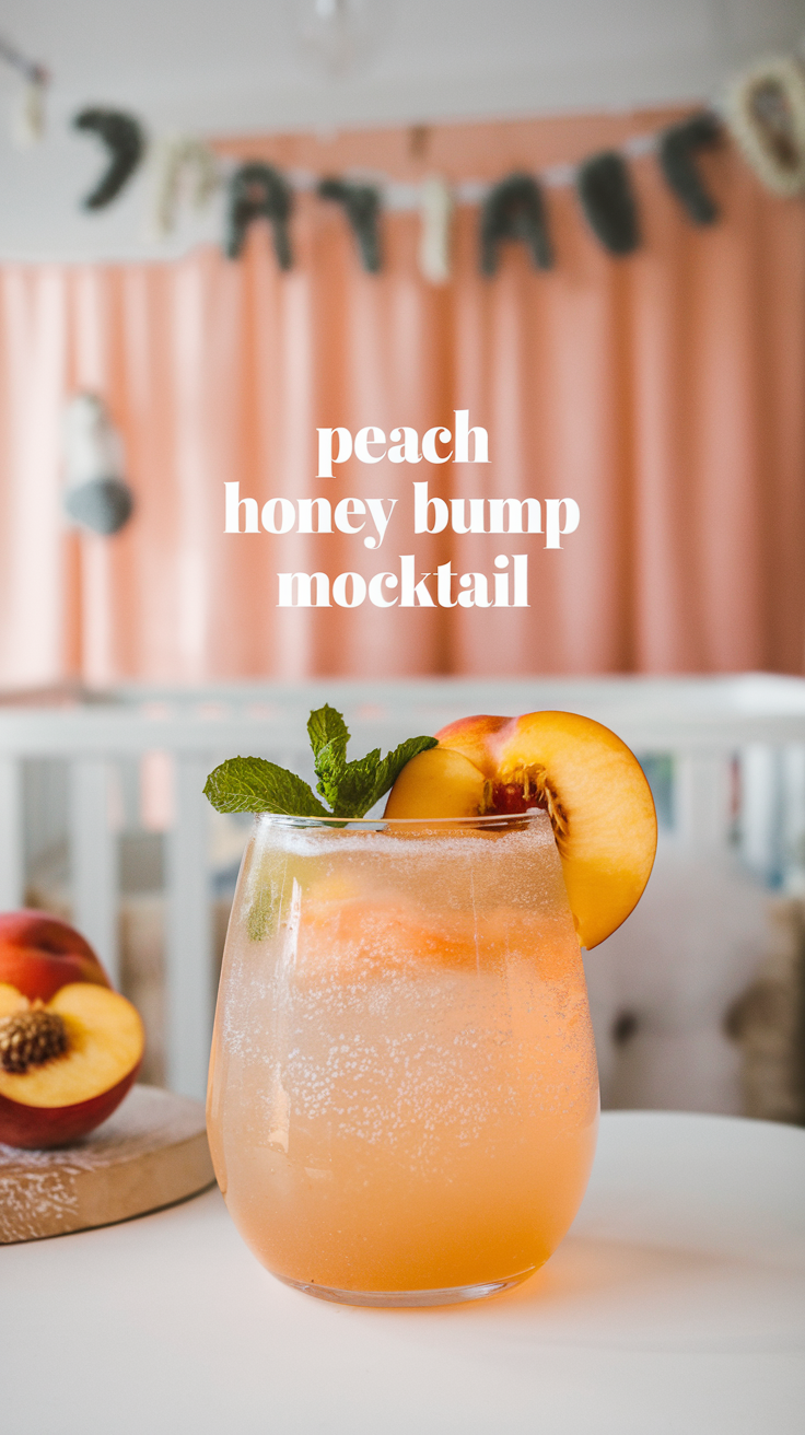 Peach Honey Bump Mocktail
