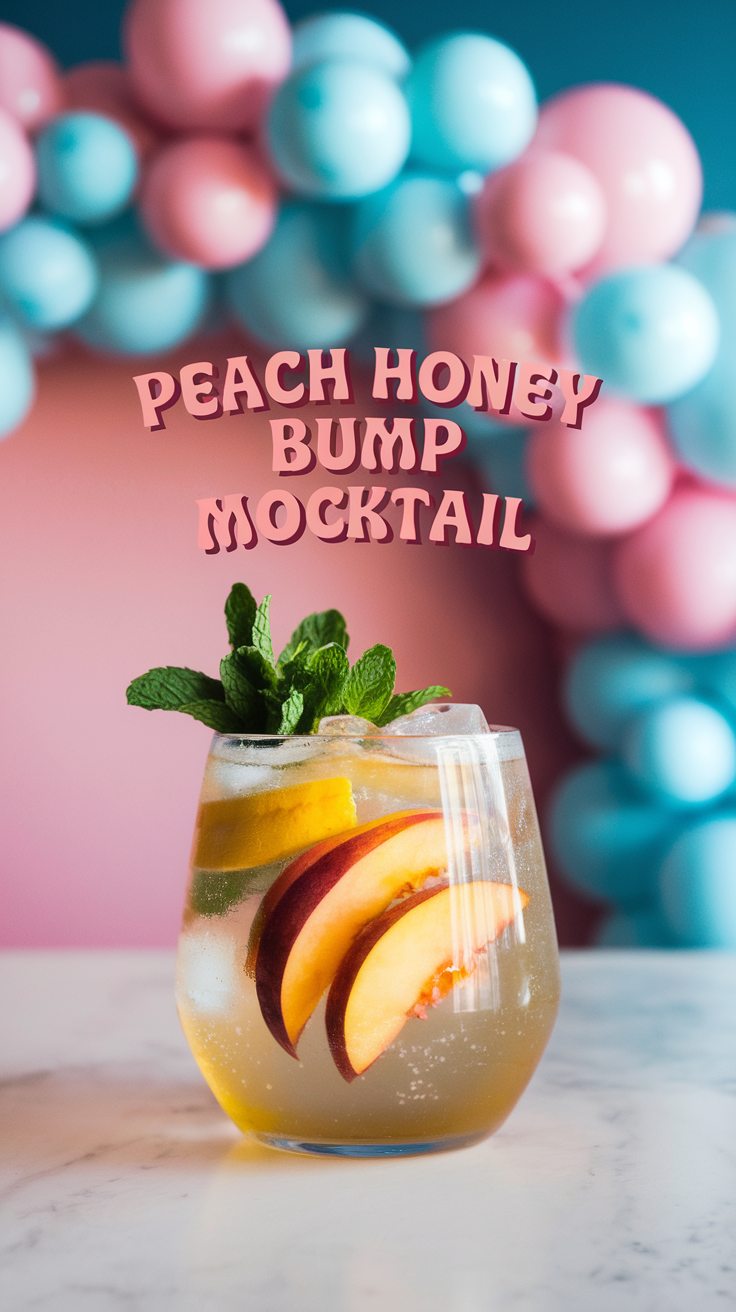 Peach Honey Bump Mocktail