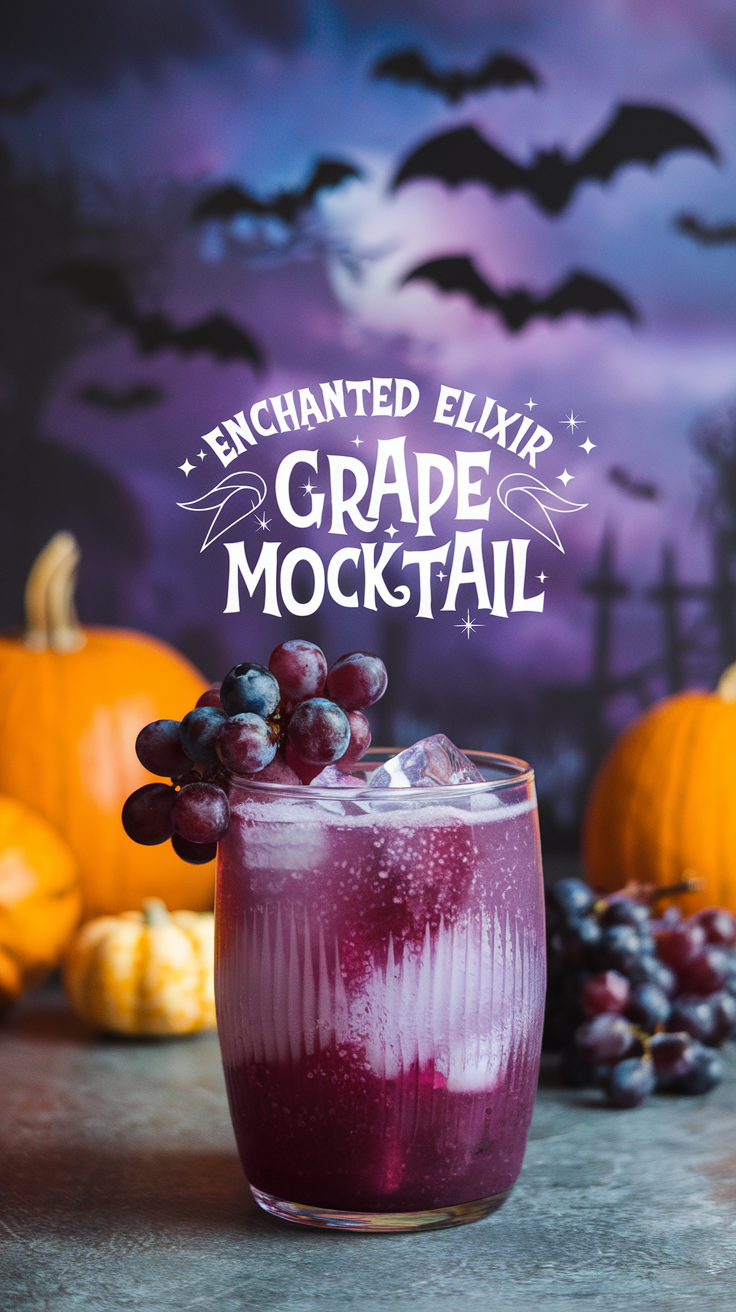 Enchanted Elixir Grape Mocktail
