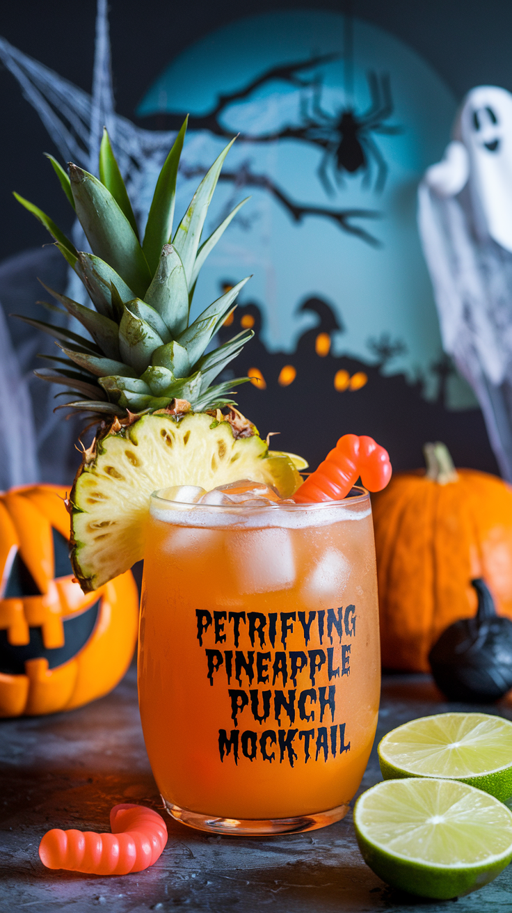 Petrifying Pineapple Punch Mocktail