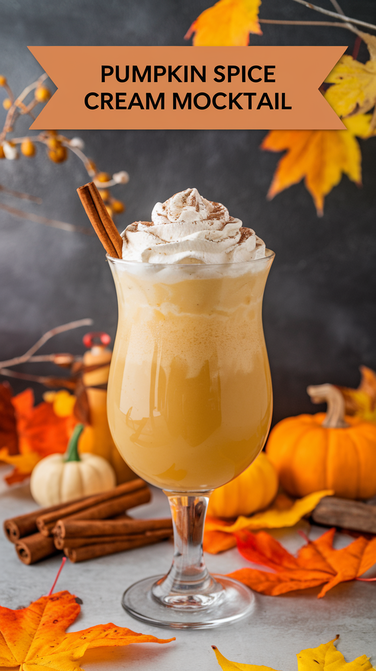 Pumpkin Spice Cream Mocktail