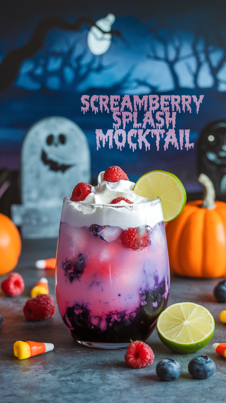 Screamberry Splash Mocktail