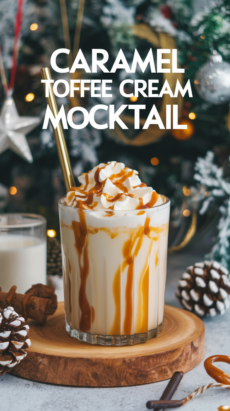 Caramel Toffee Cream Mocktail