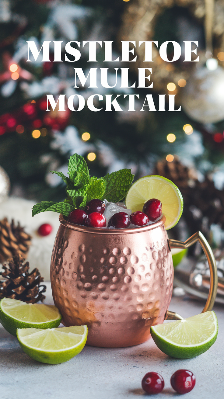 Mistletoe Mule Mocktail