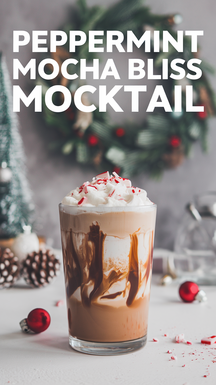 Peppermint Mocha Bliss Mocktail