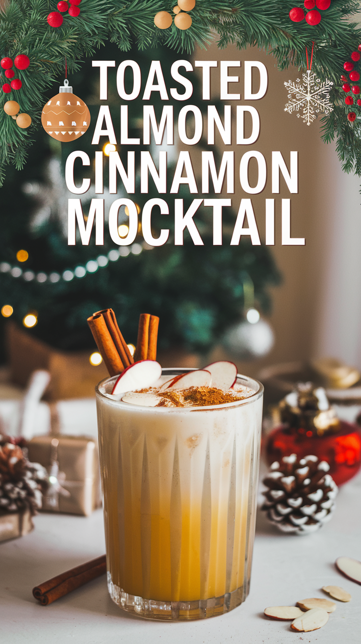 Toasted Almond Cinnamon Mocktail