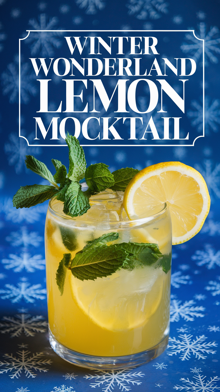 Winter Wonderland Lemon Mocktail
