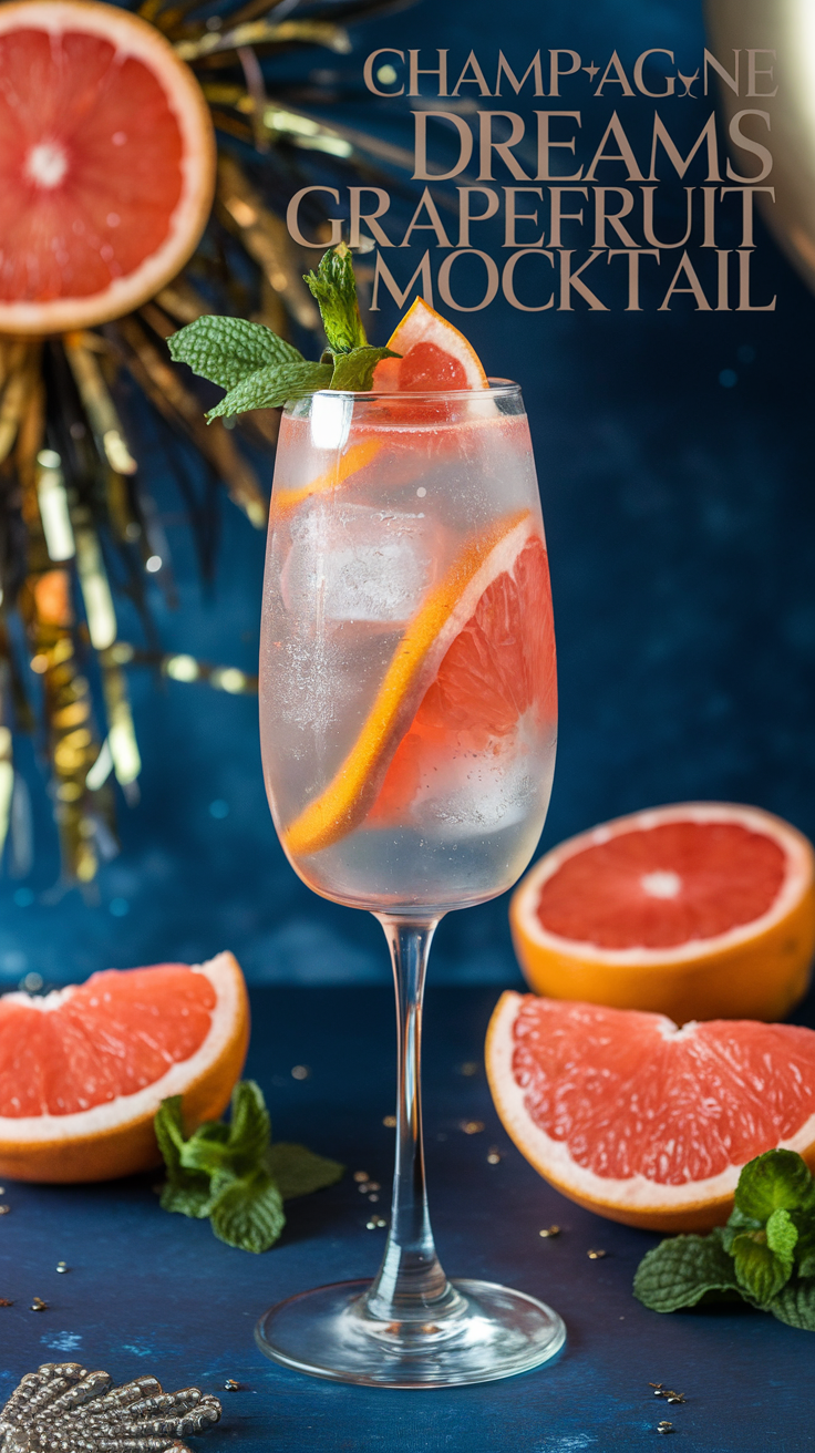 Champagne Dreams Grapefruit Mocktail