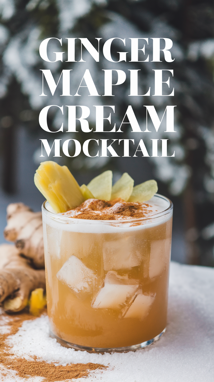 Ginger Maple Cream Mocktail