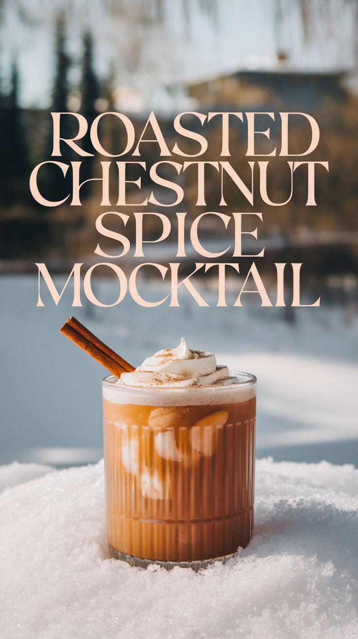Roasted Chestnut Spice Mocktail