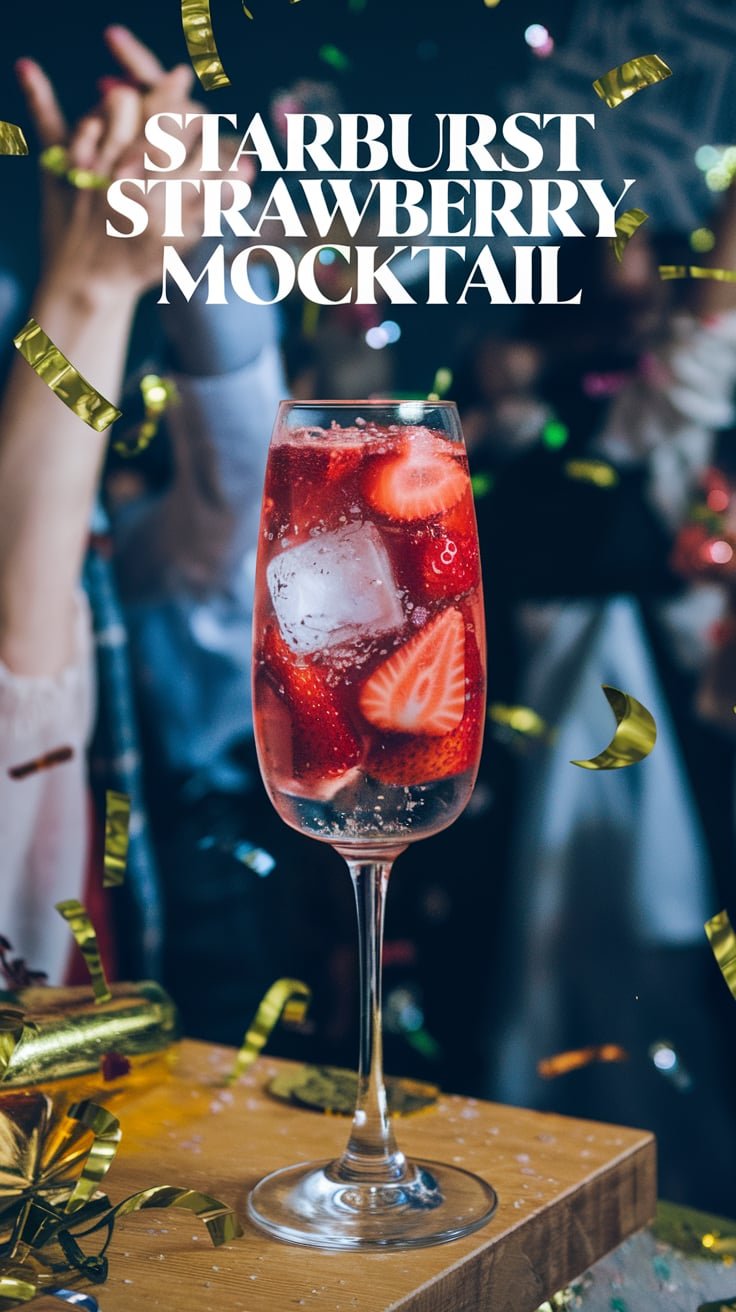 Starburst Strawberry Mocktail 