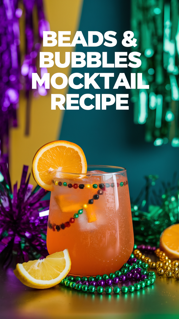 Beads & Bubbles Mocktail Recipe