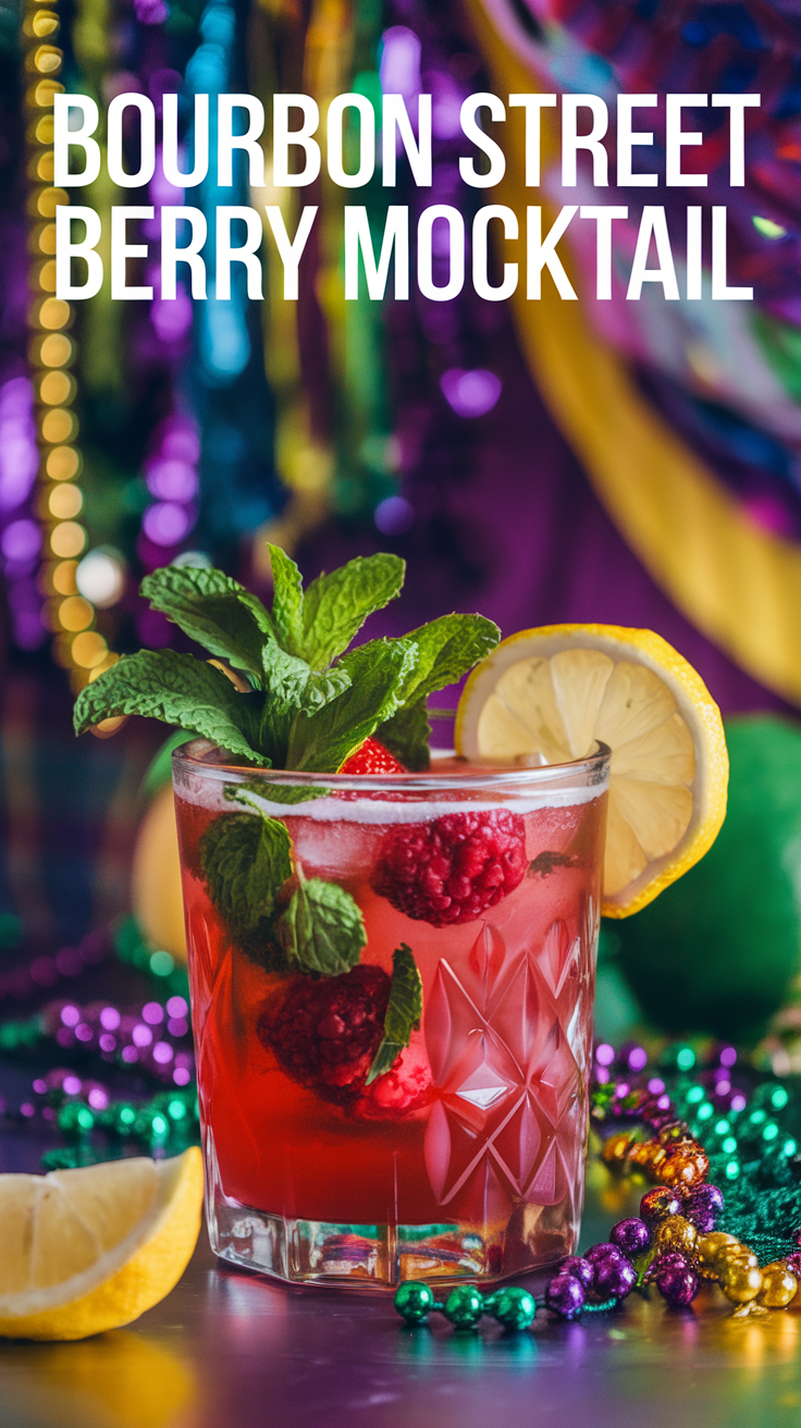 Bourbon Street Berry Mocktail