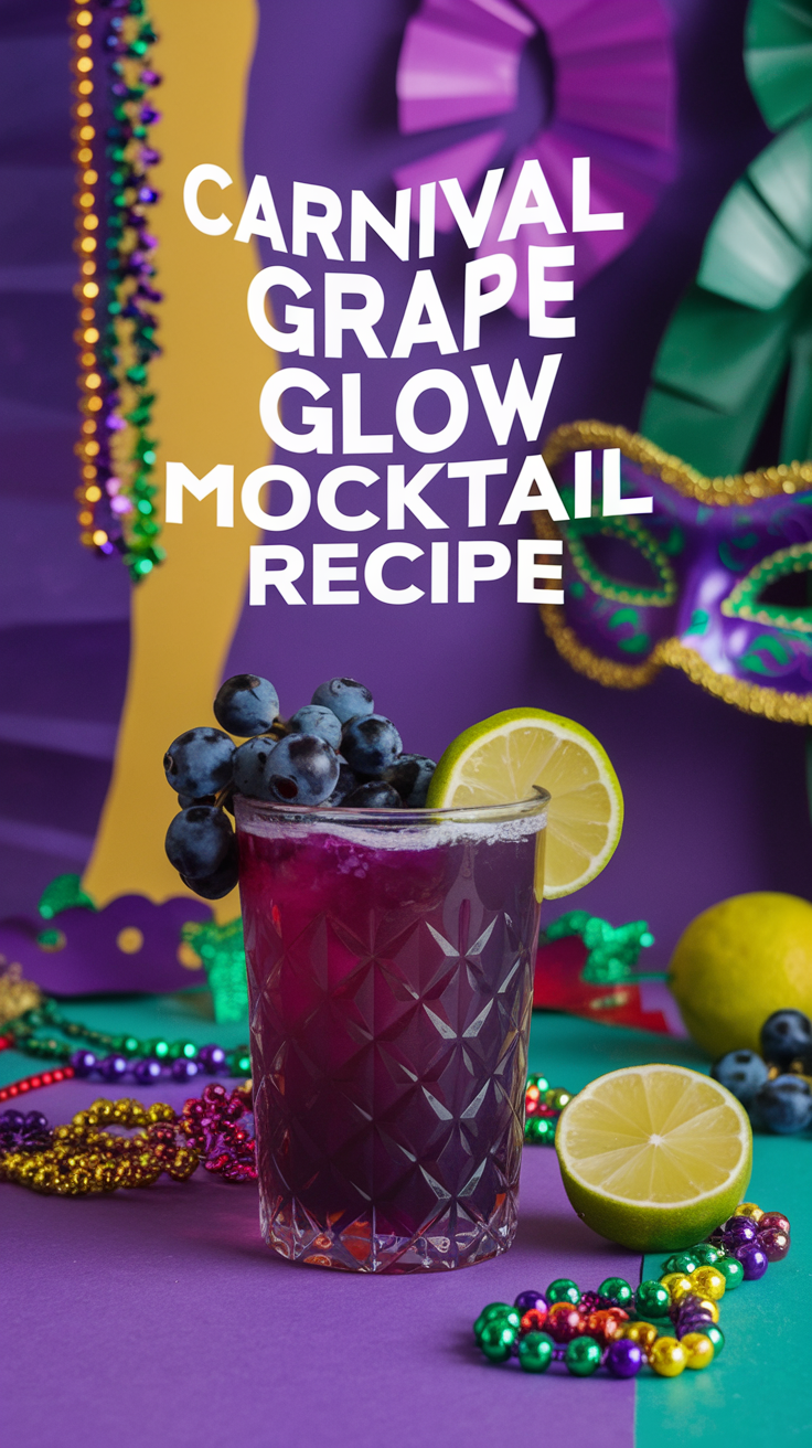 Carnival Grape Glow Mocktail Recipe