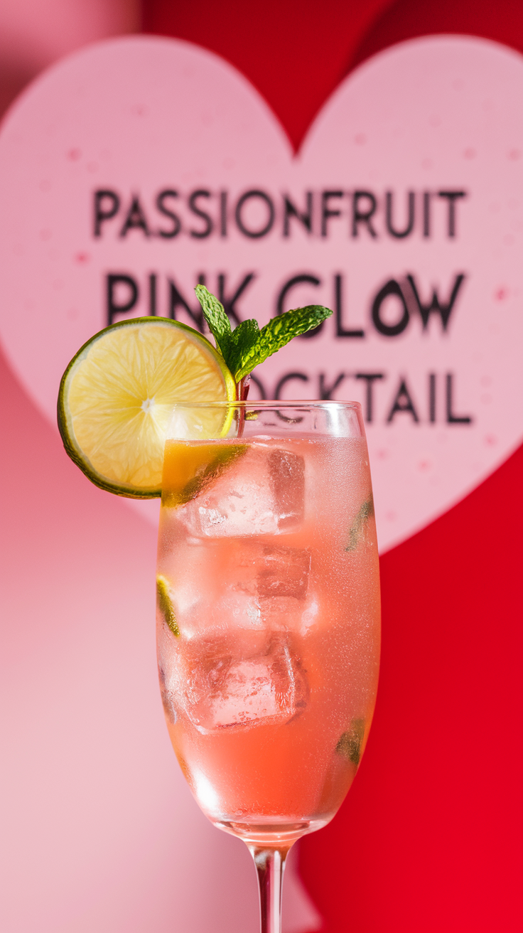 Passionfruit Pink Glow Mocktail
