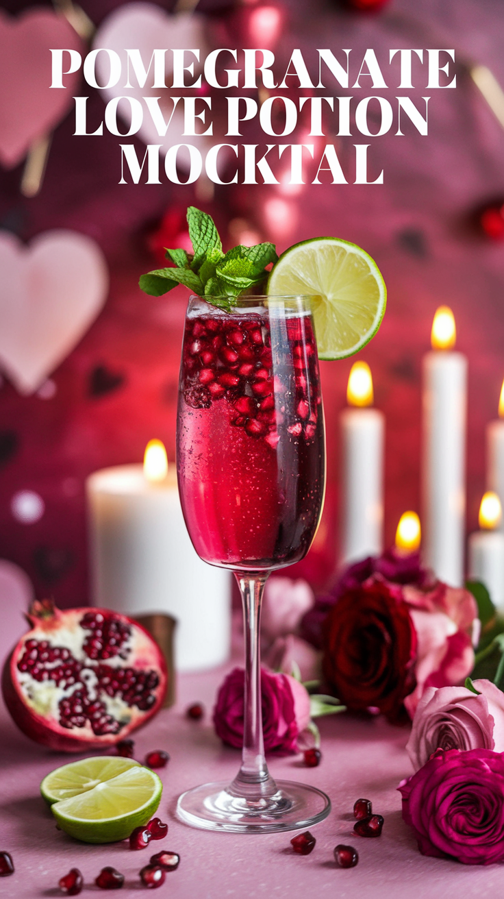Pomegranate Love Potion Mocktail