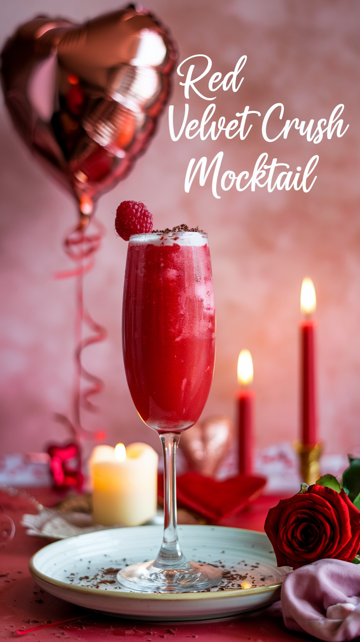 Red Velvet Crush Mocktail