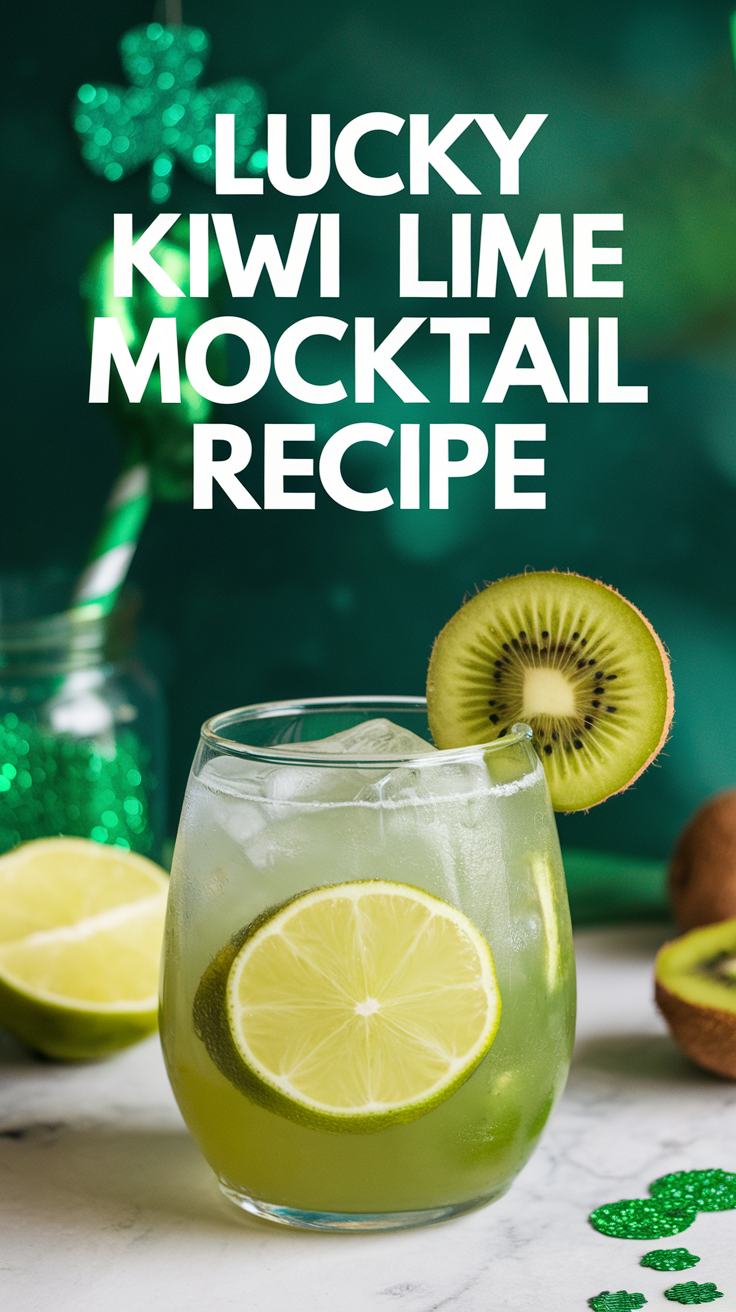 Lucky Kiwi Lime Mocktail