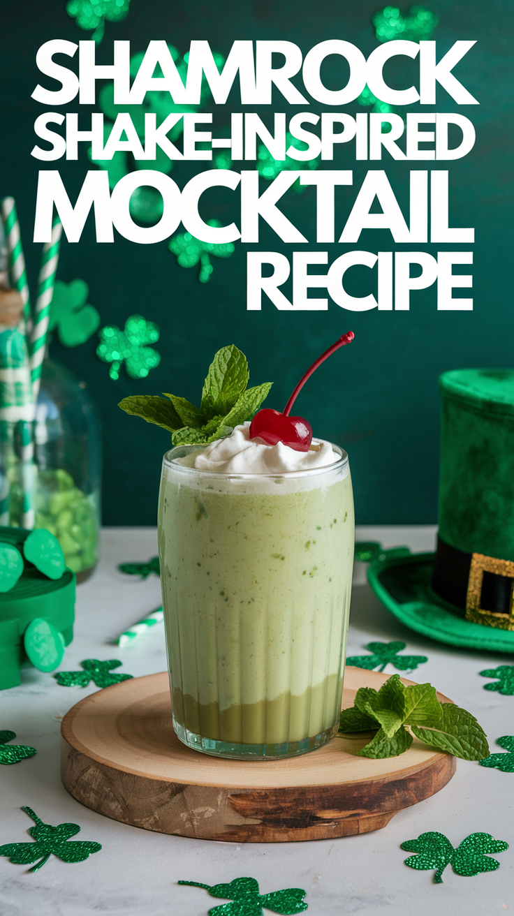 Shamrock Shake-Inspired Mocktail Recipe