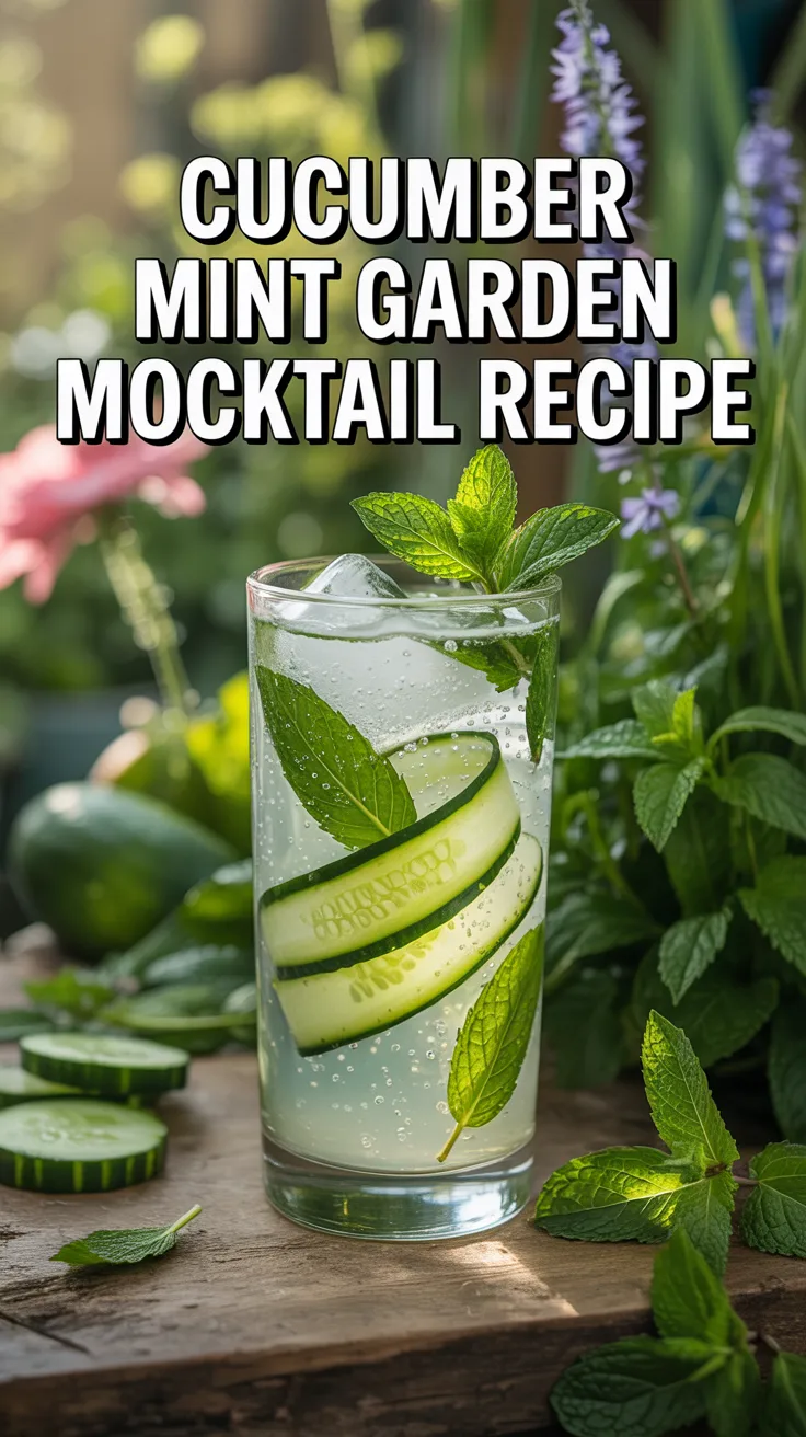 Cucumber Mint Garden Mocktail