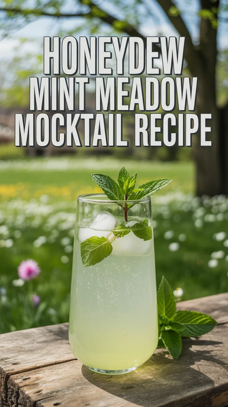 Honeydew Mint Meadow Mocktail 