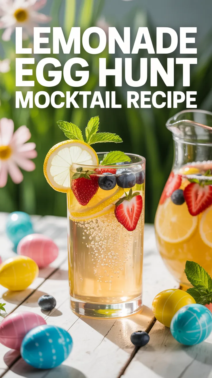 Lemonade Egg Hunt Mocktail Recipe