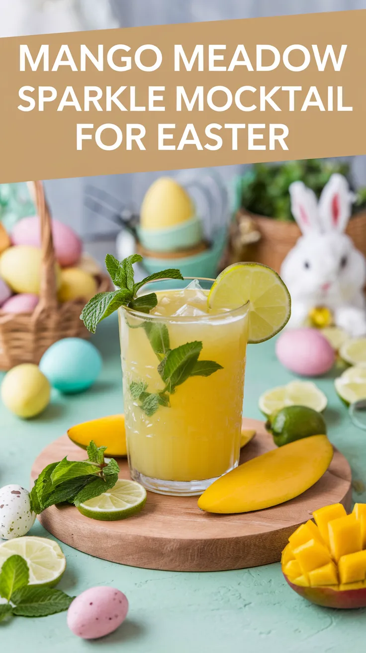 Mango Meadow Sparkle Mocktail