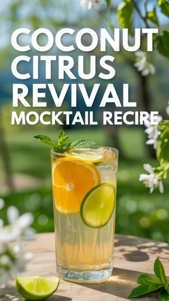 Coconut Citrus Revival Mocktail