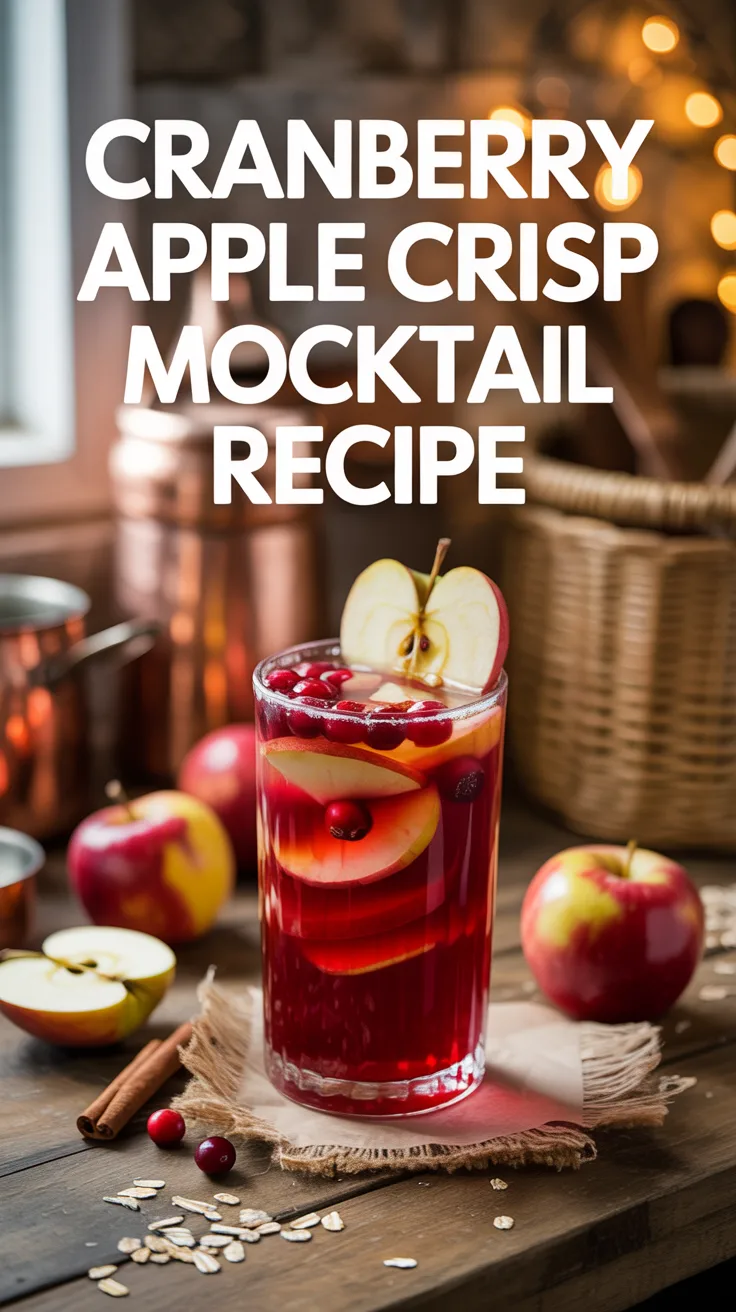 Cranberry Apple Crisp Mocktail